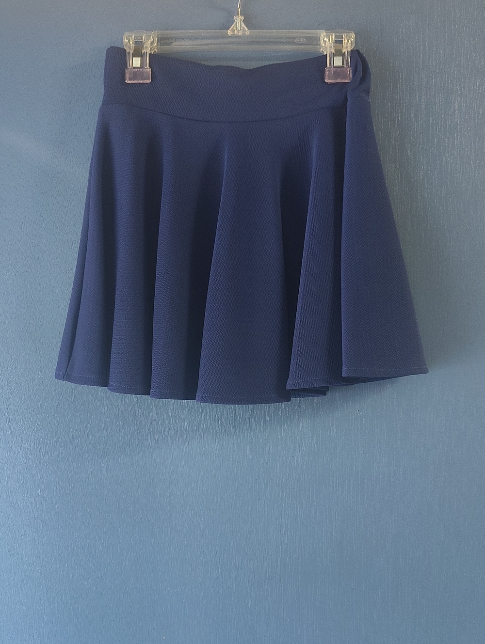 Women's Navy Skater Skirt - Classic Flared Style